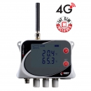IoT Wireless Temperature Datalogger for 4 external probes, with built-in 4G modem and Flat Rate SIM Card