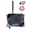 IoT Wireless Temperature and Relative Humidity Datalogger with connector for other temperature probe, with built-in 4G modem and Flat Rate SIM Card